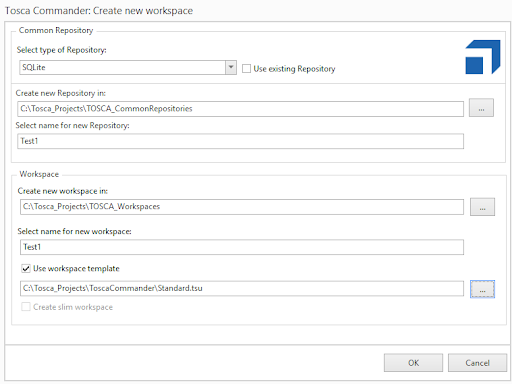Create new multi-user workspace with workspace template